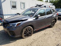 Salvage cars for sale from Copart Lyman, ME: 2021 Subaru Forester Sport