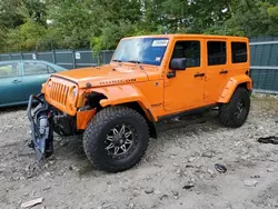 Salvage cars for sale at Candia, NH auction: 2013 Jeep Wrangler Unlimited Rubicon