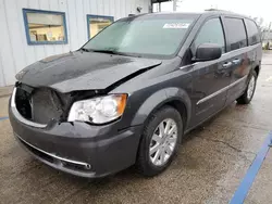 Salvage cars for sale at Pekin, IL auction: 2016 Chrysler Town & Country Touring