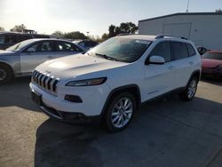 Vehiculos salvage en venta de Copart Sacramento, CA: 2016 Jeep Cherokee Limited