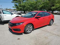 Honda salvage cars for sale: 2016 Honda Civic LX