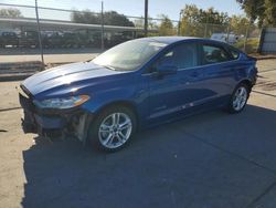 Salvage cars for sale at Sacramento, CA auction: 2018 Ford Fusion S Hybrid