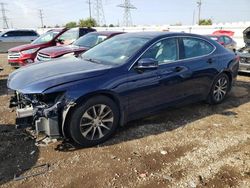 Salvage cars for sale at Elgin, IL auction: 2017 Acura TLX Tech