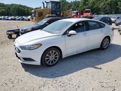 Salvage cars for sale from Copart North Billerica, MA: 2017 Ford Fusion SE