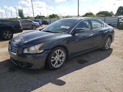 Salvage cars for sale at Miami, FL auction: 2013 Nissan Maxima S