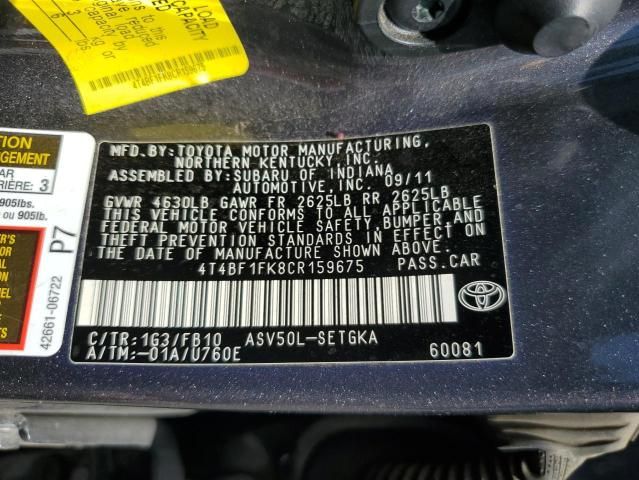 2012 Toyota Camry Base