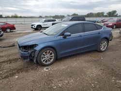 Salvage cars for sale at Kansas City, KS auction: 2019 Ford Fusion SE