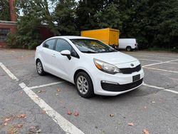 Salvage cars for sale at North Billerica, MA auction: 2016 KIA Rio LX