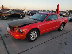 Salvage cars for sale at Grand Prairie, TX auction: 2009 Ford Mustang