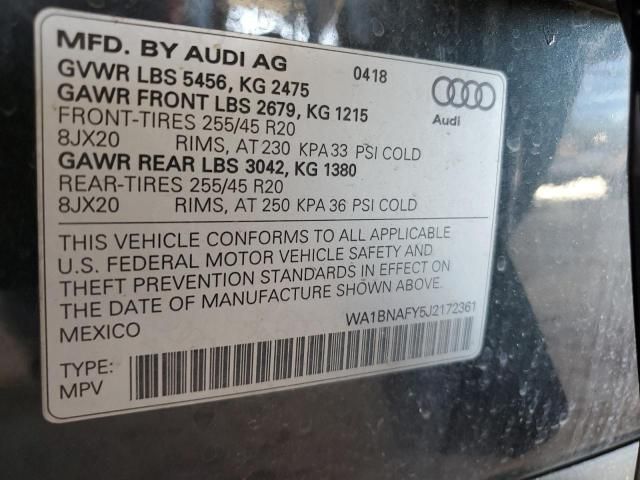 2018 Audi Q5 Premium Plus