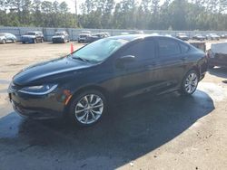 Flood-damaged cars for sale at auction: 2015 Chrysler 200 S