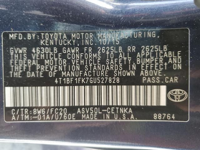 2016 Toyota Camry LE