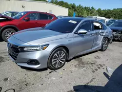 Salvage cars for sale from Copart Exeter, RI: 2021 Honda Accord Hybrid EXL