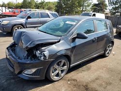 Chevrolet salvage cars for sale: 2015 Chevrolet Sonic RS