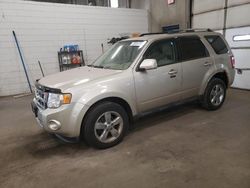 Salvage cars for sale at Blaine, MN auction: 2010 Ford Escape Limited