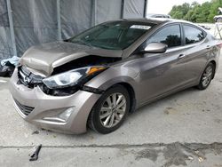 Salvage cars for sale at Midway, FL auction: 2015 Hyundai Elantra SE