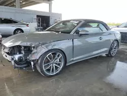 Salvage cars for sale at West Palm Beach, FL auction: 2024 Audi A5 Premium Plus 45