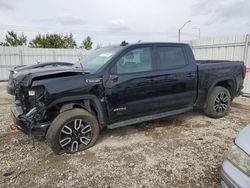 Salvage cars for sale at Nisku, AB auction: 2021 GMC Sierra K1500 AT4