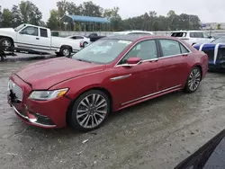 2019 Lincoln Continental Select en venta en Spartanburg, SC