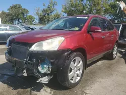 Salvage cars for sale at Bridgeton, MO auction: 2011 Chevrolet Traverse LT