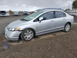 Salvage cars for sale at San Diego, CA auction: 2008 Honda Civic LX