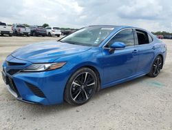 Toyota salvage cars for sale: 2019 Toyota Camry XSE