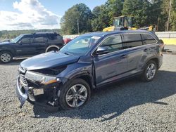 Salvage cars for sale at Concord, NC auction: 2015 Toyota Highlander Limited