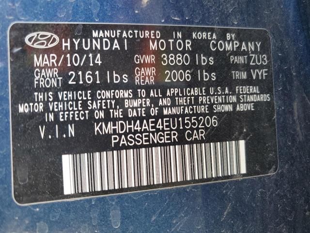 2014 Hyundai Elantra SE