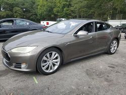 Salvage cars for sale at Austell, GA auction: 2016 Tesla Model S