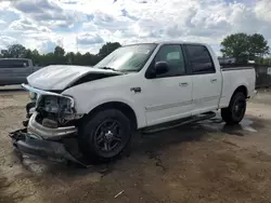 Ford salvage cars for sale: 2003 Ford F150 Supercrew