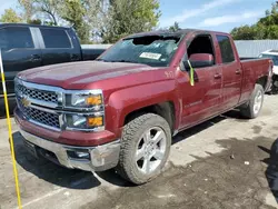 Salvage trucks for sale at Bridgeton, MO auction: 2015 Chevrolet Silverado K1500 LT