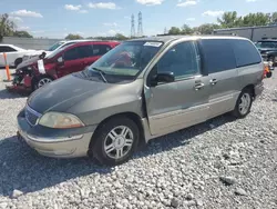 Salvage cars for sale at Barberton, OH auction: 2002 Ford Windstar SEL