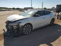 Nissan salvage cars for sale: 2020 Nissan Maxima Platinum