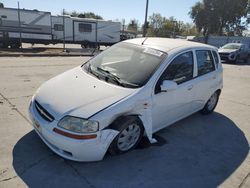 Salvage cars for sale at Sacramento, CA auction: 2004 Chevrolet Aveo LS