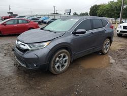 Salvage cars for sale at Oklahoma City, OK auction: 2017 Honda CR-V EX