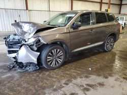 Salvage cars for sale at Pennsburg, PA auction: 2020 Mitsubishi Outlander SE