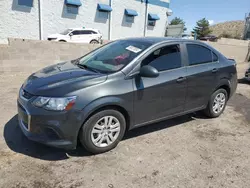 Chevrolet salvage cars for sale: 2020 Chevrolet Sonic LS