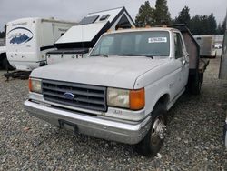 Salvage trucks for sale at Graham, WA auction: 1988 Ford F350