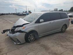 Salvage cars for sale at Oklahoma City, OK auction: 2019 Toyota Sienna XLE