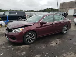 Salvage cars for sale at Fredericksburg, VA auction: 2017 Honda Accord EX