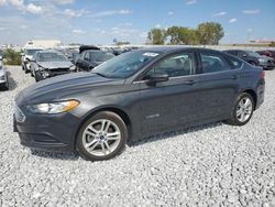 Salvage cars for sale at Greenwood, NE auction: 2018 Ford Fusion S Hybrid