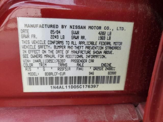 2005 Nissan Altima S