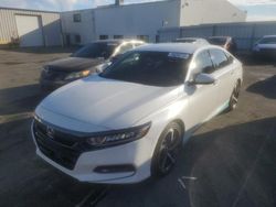 Salvage cars for sale at Vallejo, CA auction: 2018 Honda Accord Sport