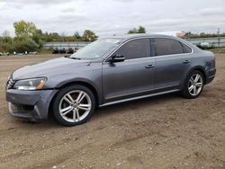 Salvage cars for sale at Columbia Station, OH auction: 2013 Volkswagen Passat SEL