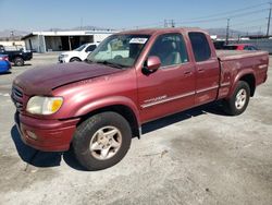 Salvage cars for sale at Sun Valley, CA auction: 2001 Toyota Tundra Access Cab Limited