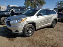 Salvage cars for sale at Albuquerque, NM auction: 2014 Toyota Highlander XLE