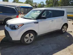 Salvage cars for sale at Wichita, KS auction: 2016 KIA Soul