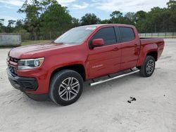 Chevrolet salvage cars for sale: 2021 Chevrolet Colorado