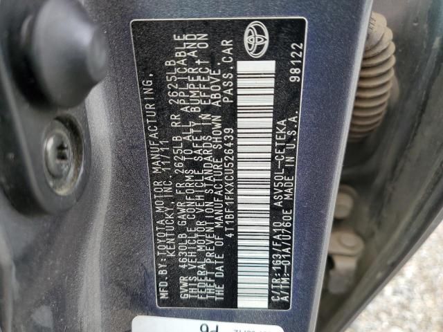 2012 Toyota Camry Base