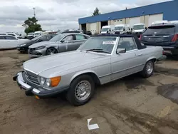 Salvage cars for sale at Woodhaven, MI auction: 1985 Mercedes-Benz 380 SL